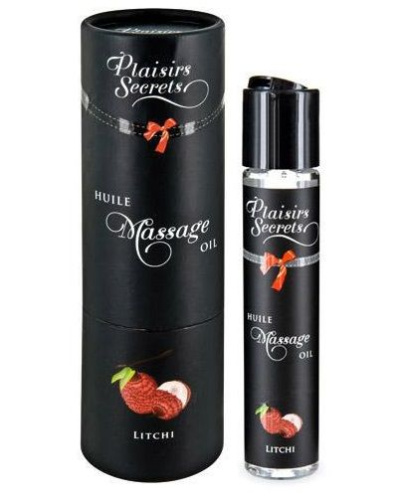 Массажное масло с ароматом личи Huile de Massage Gourmande Litchi - 59 мл. фото 2