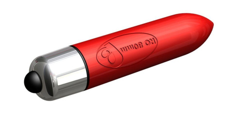 Красная вибропулька Rocks off - 8 см. фото 2