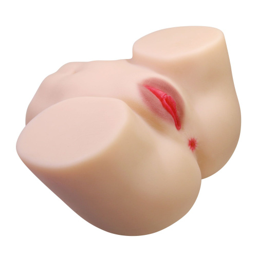 Телесный мастурбатор с 2 любовными отверстиями Olivia фото 6