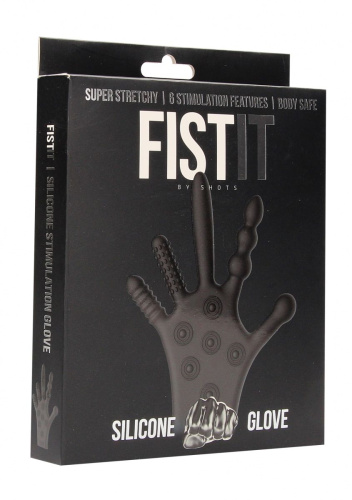 Черная стимулирующая перчатка Stimulation Glove фото 3
