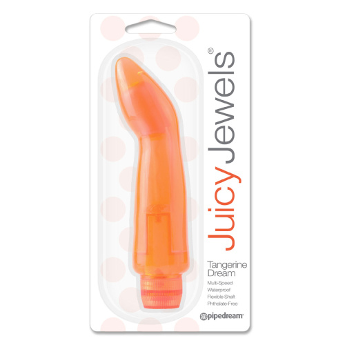 Оранжевый вибратор Tangerine Dream - 14,5 см. фото 2