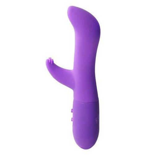 Фиолетовый вибратор Angel - 17,5 см.