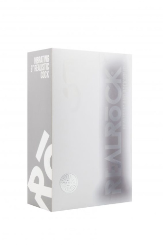 Прозрачный вибратор-реалистик Vibrating Realistic Cock 9  - 23,5 см. фото 2