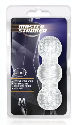 Прозрачный фигурный мастурбатор Master Stroker фото 2