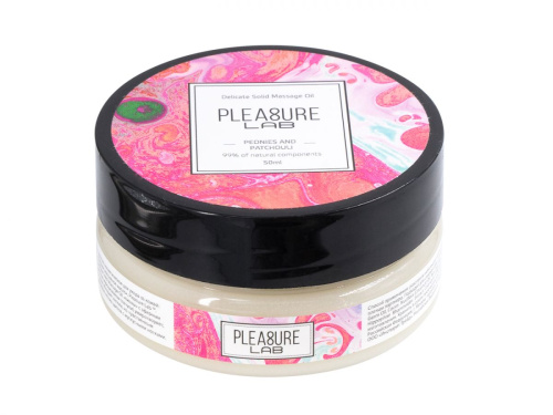 Твердое массажное масло Pleasure Lab Delicate с ароматом пиона и пачули - 50 мл. фото 2