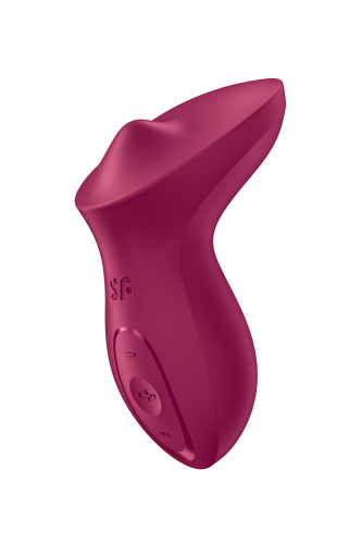 Бордовый вибратор с движущимся шариком Exciterrr фото 5