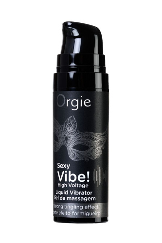 Гель для массажа ORGIE Sexy Vibe High Voltage с эффектом вибрации - 15 мл. фото 4