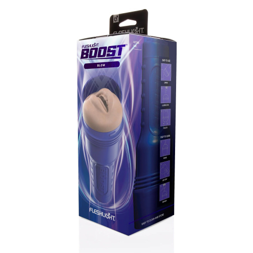 Телесный мастурбатор-рот Fleshlight Boost Blow фото 2