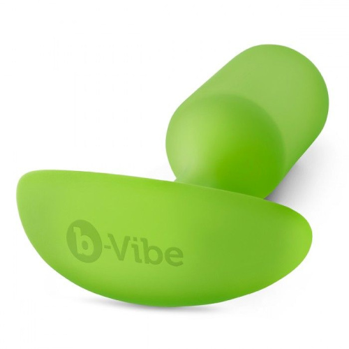 Лаймовая пробка для ношения B-vibe Snug Plug 3 - 12,7 см. фото 5