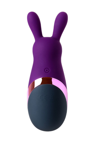 Фиолетовый стимулятор эрогенных зон Eromantica BUNNY - 12,5 см. фото 5