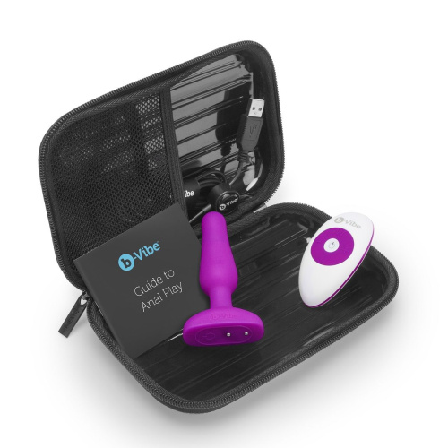 Анальная вибропробка NOVICE REMOTE CONTROL PLUG FUCHSIA - 10,2 см. фото 6