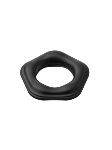 Черное эрекционное кольцо №05 Cock Ring фото 3