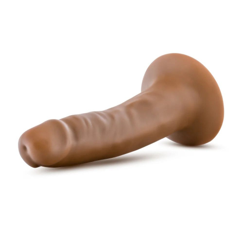 Карамельный фаллоимитатор 5.5 Inch Long Dildo With Suction Cup Base - 13,9 см. фото 3