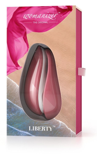 Розовый бесконтактный клиторальный стимулятор Womanizer Liberty фото 5