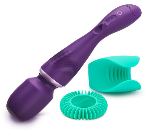 Фиолетовый вибратор-жезл We-Vibe Wand фото 2