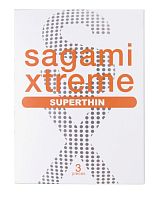 Ультратонкие презервативы Sagami Xtreme Superthin - 3 шт.