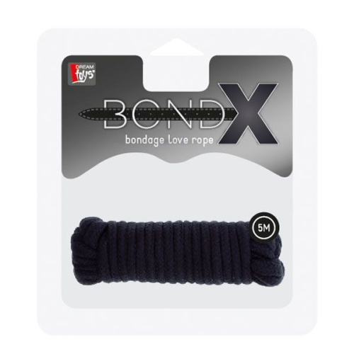 Чёрная веревка для связывания Love Rope - 5 м. фото 2