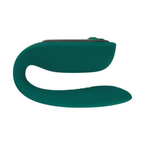 Зеленый гибкий вибратор для пар с пультом ДУ фото 2 Зеленый гибкий вибратор для пар с пультом ДУ фото 2