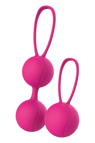 Набор розовых вагинальных шариков Duo Ball Set