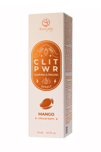 Стимулирующий бальзам для клитора Clit Pwr с ароматом манго - 15 мл. фото 5