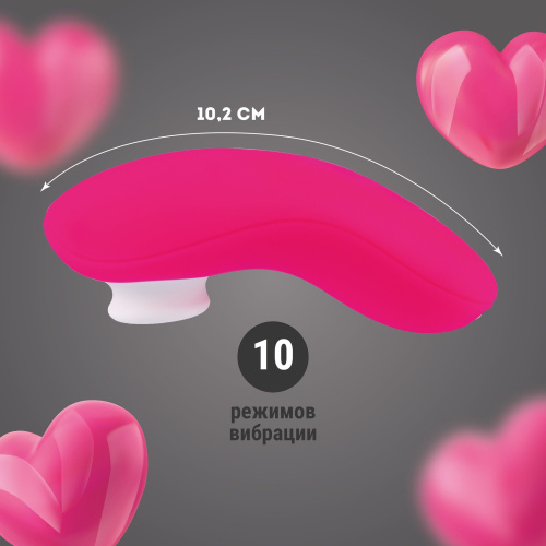 Розовый вакуумный стимулятор клитора фото 6