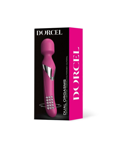 Розовый двусторонний вибромассажер Dual Orgasms - 23,5 см. фото 6