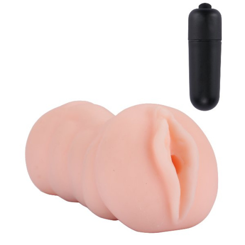 Телесный мастурбатор-вагина Tracey Vibrating Vagina Stroker фото 4