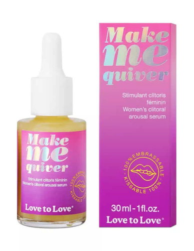 Возбуждающие капли для клитора Make Me Quiver - 30 мл. фото 2