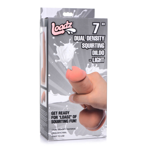 Реалистичный фаллоимитатор с имитацией эякуляции Loadz Squirting Dildo - 18,5 см. фото 4