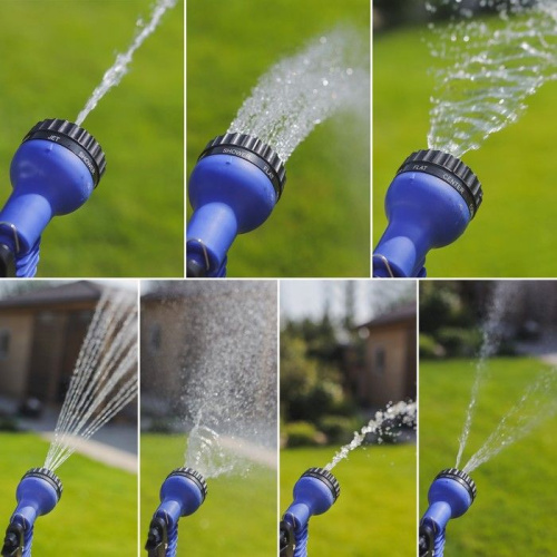 Чудо-шланг в нейлоновой оплётке с распылителем и штуцером (15 метров) фото 5 Чудо-шланг в нейлоновой оплётке с распылителем и штуцером (15 метров) фото 5