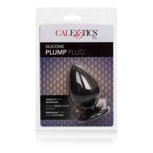 Анальная пробка из силикона  Silicone Plump Plug - 9,9 см. фото 2