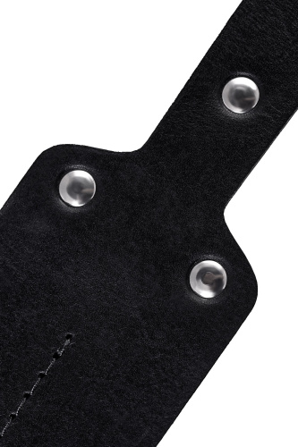 Черный кожаный пэддл - 32 см. фото 4 Черный кожаный пэддл - 32 см. фото 4