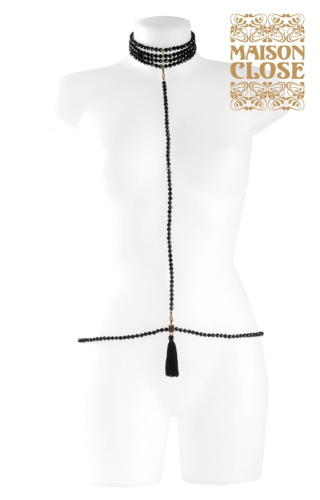 Чёрный пояс, соединенный с завязкой на шею A TON COU HARNAIS фото 2 Чёрный пояс, соединенный с завязкой на шею A TON COU HARNAIS фото 2