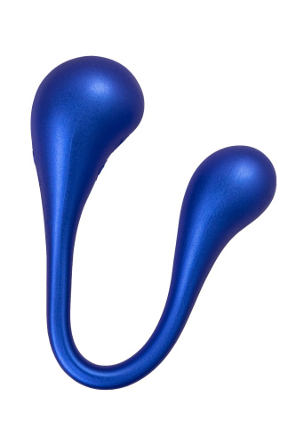 Синий многофункциональный вибратор Inefy с пультом ДУ фото 5