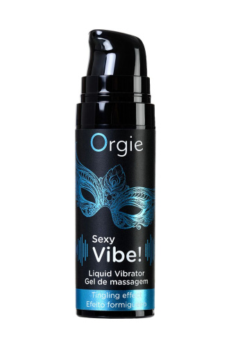 Гель для массажа ORGIE Sexy Vibe Liquid Vibrator с эффектом вибрации - 15 мл. фото 3