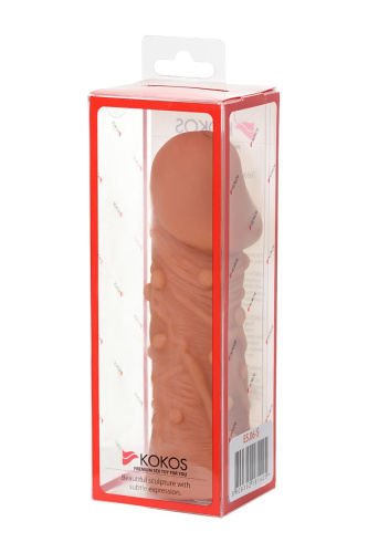 Насадка фаллического вида с венками и шишечками Extreme Sleeve 006 S-size - 12,7 см. фото 6