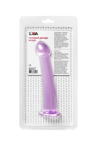 Фиолетовый фаллоимитатор Jelly Dildo M - 18 см. фото 6 Фиолетовый фаллоимитатор Jelly Dildo M - 18 см. фото 6