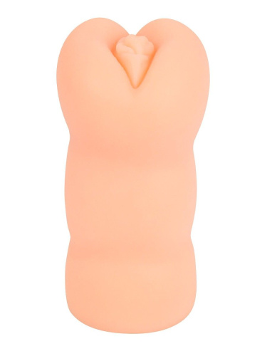 Телесный мастурбатор-вагина с 2 эрекционными кольцами в комплекте фото 4