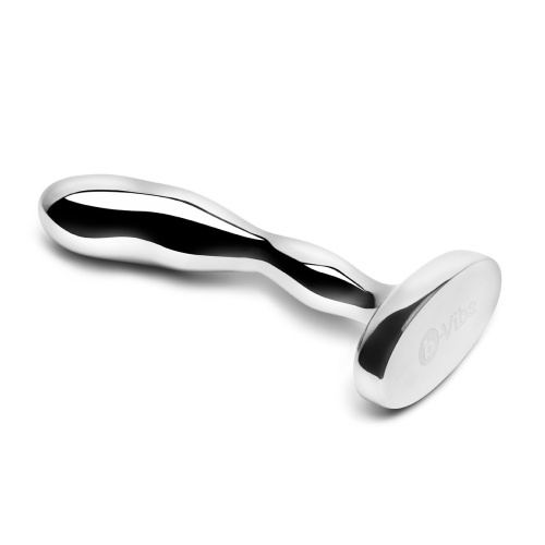 Стальной стимулятор простаты Stainless Steel Prostate Plug - 11,5 см. фото 6