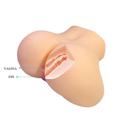 Телесный мастурбатор Liora с 2 любовными тоннелями фото 6