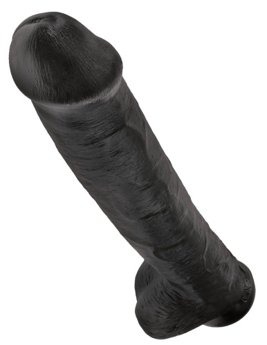 Чёрный фаллоимитатор-гигант 15  Cock with Balls - 40,6 см. фото 3