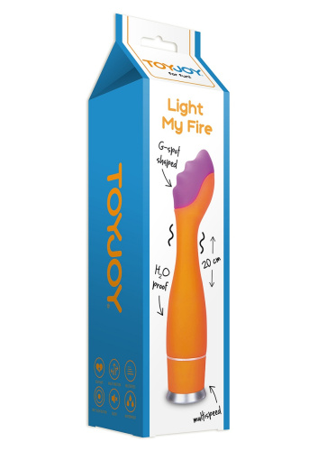 Оранжевый стимулятор точки G Light My Fire - 20 см. фото 2 Оранжевый стимулятор точки G Light My Fire - 20 см. фото 2