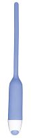 Голубой вибратор для уретры Dilator Vibe - 19 см.