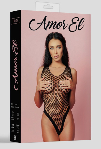 Сексуальное боди в крупную сетку фото 3