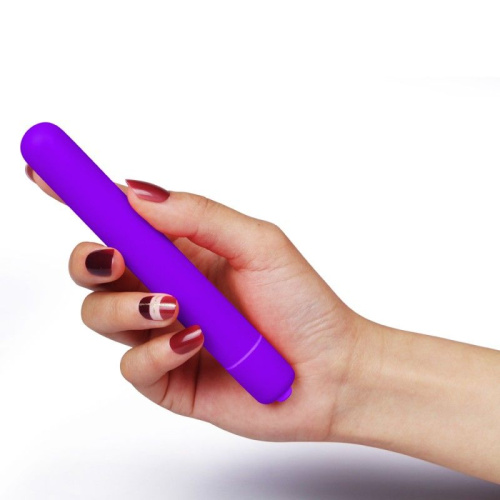 Фиолетовая вибропуля X-Basic 10 Speeds - 13 см. фото 3