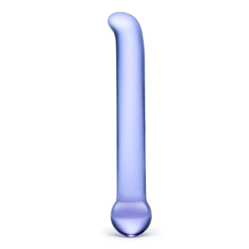 Гладкий стеклянный стимулятор G-Spot Tickler - 17 см.