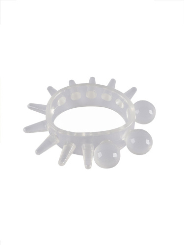 Эластичное эрекционное кольцо с шариками и лучами фото 5 Эластичное эрекционное кольцо с шариками и лучами фото 5