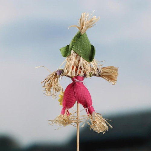 Огородное пугало в шапке - 50 см. фото 3 Огородное пугало в шапке - 50 см. фото 3