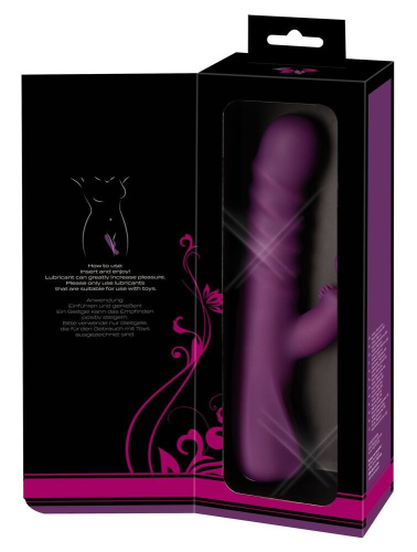 Фиолетовый вибратор-кролик 2 Function Rabbit Vibrator - 23,7 см. фото 3