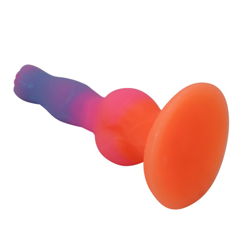 Силиконовый фантазийный фаллоимитатор Hercules - 21,5 см. фото 6